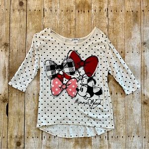 Disney Minnie Mouse Polka Dot Top